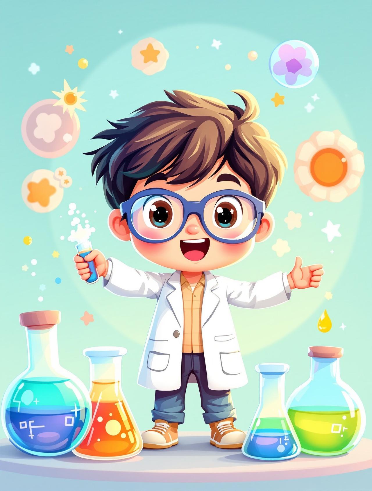 ai小短剧免费 - 儿童教育短剧《小小科学家》 ai小短剧免费作品案例 - 儿童教育短剧《小小科学家》